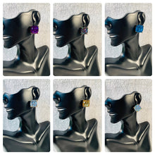 Load image into Gallery viewer, Large Square Stud Earrings