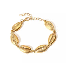 Load image into Gallery viewer, Sea Shell Link Bracelets