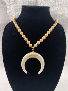 Half Moon Pendant Necklaces