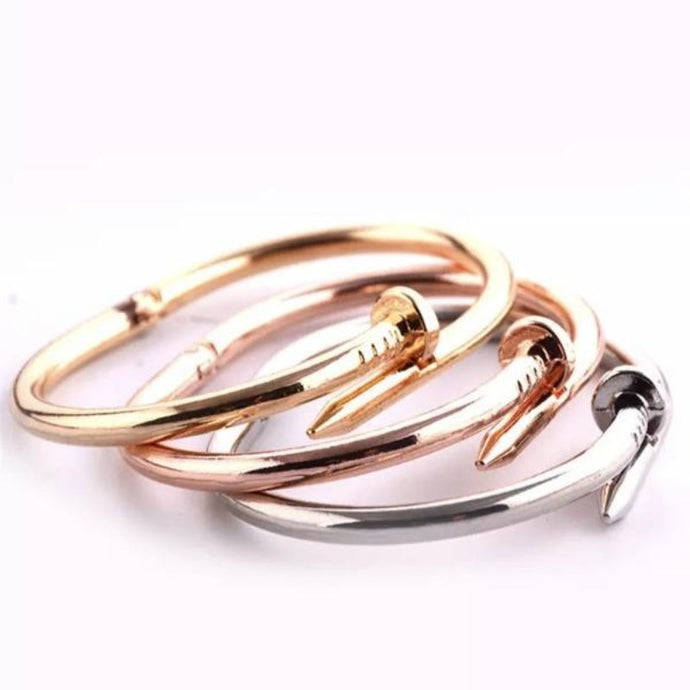 Nail Bangle Bracelet