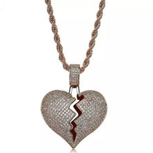 Load image into Gallery viewer, Broken Heart Necklaces